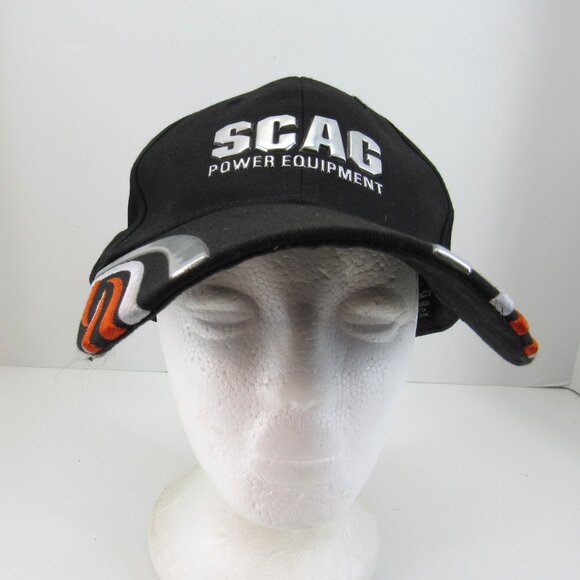 SCAG Power Equipment Men's Black Adjustable Strap Back Cap Hat by K-Products - Picture 3 of 12